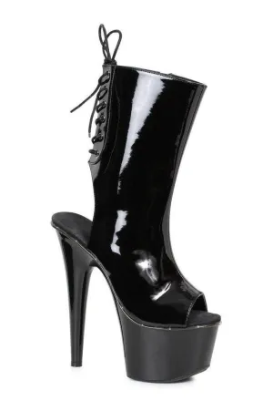 709-GEORGETTE LED Platform  | Black Patent