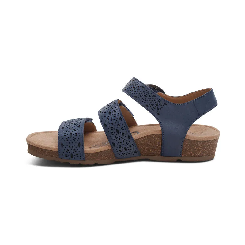 AETREX LILLY NAVY CUTOUT