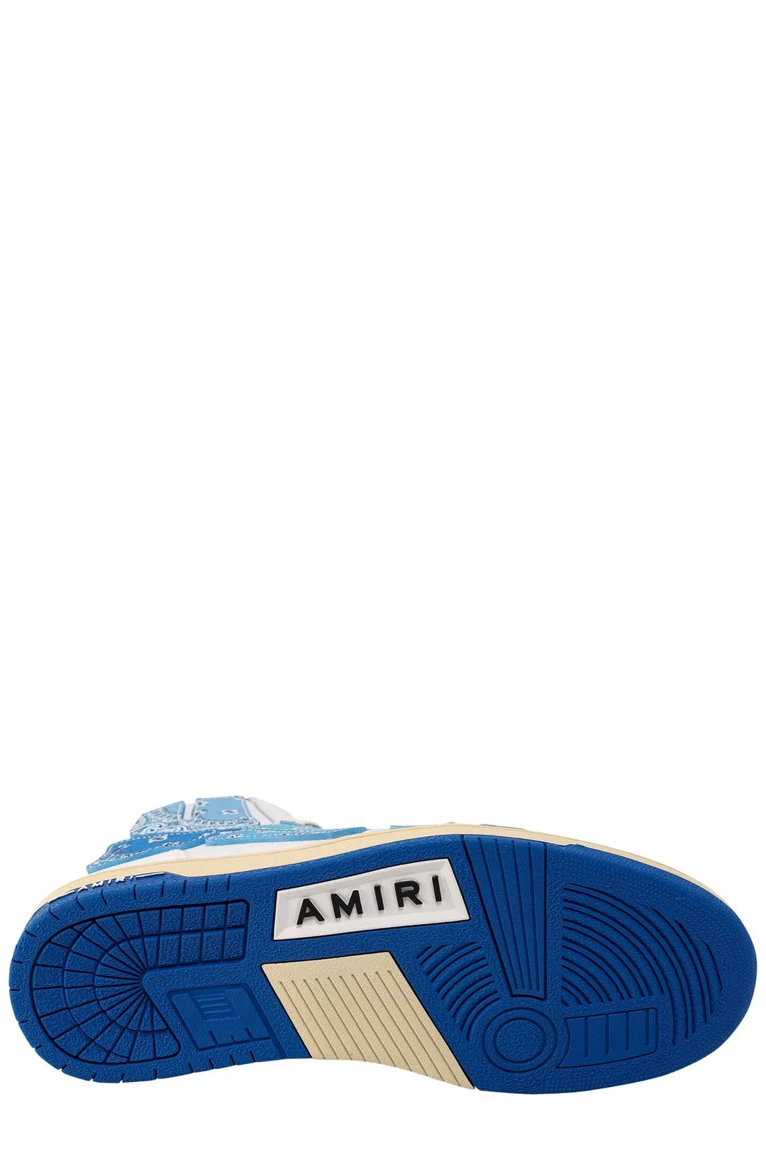 Amiri Skel Round Toe Lace-Up Sneakers