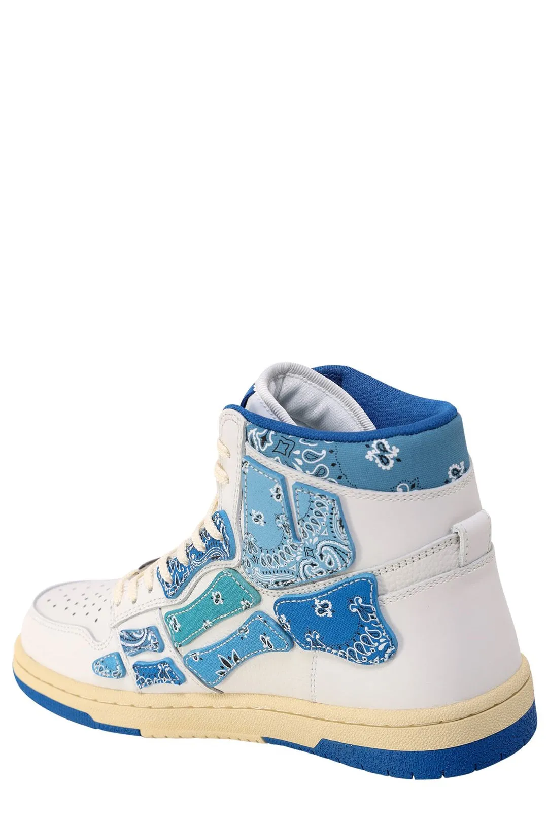 Amiri Skel Round Toe Lace-Up Sneakers