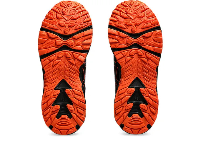 ASICS KID'S GEL TRIGGER 12 TX GS BLACK/ORANGE TRAINING SHOES