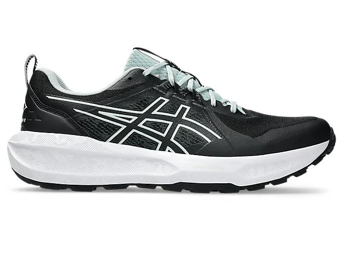 ASICS MEN'S GEL SONOMA 8 BLACK/LAKE GREY TRAIL RUNNING SHOES