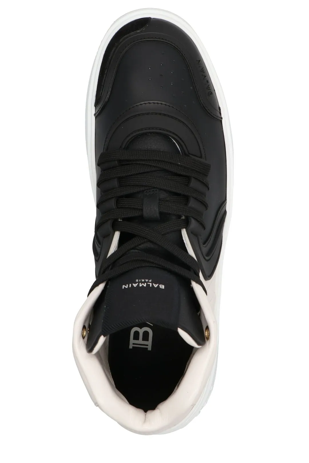 Balmain Panelled Lace-Up Sneakers