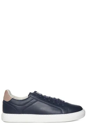 Brunello Cucinelli Logo Patch Low-Top Sneakers