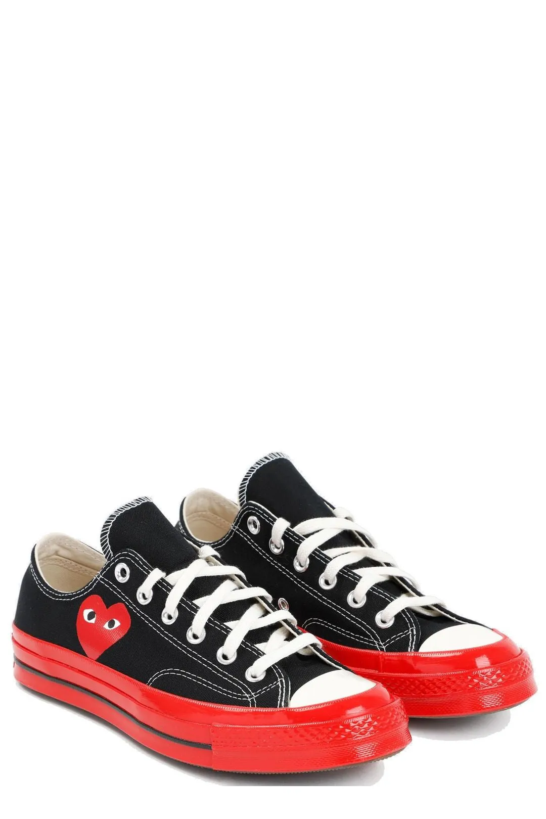 Comme des Garçons Play X Converse Logo Print Chuck 70 Low-Top Sneakers