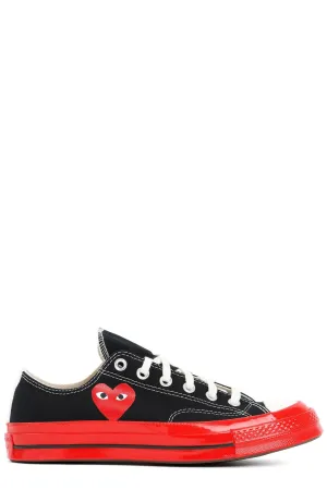 Comme des Garçons Play X Converse Logo Print Chuck 70 Low-Top Sneakers