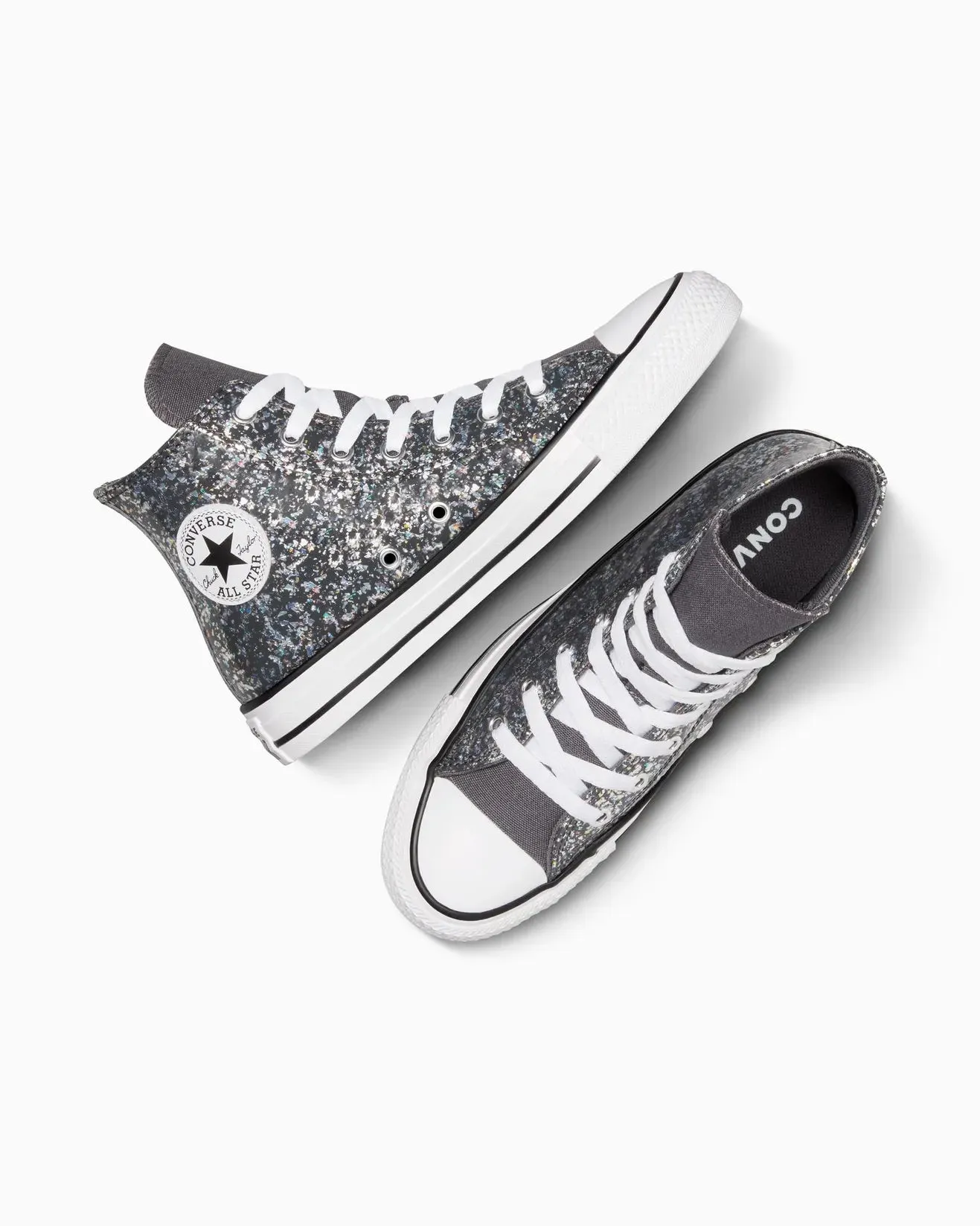 CONVERSE KID'S ALL-STAR GLITTER SHOES