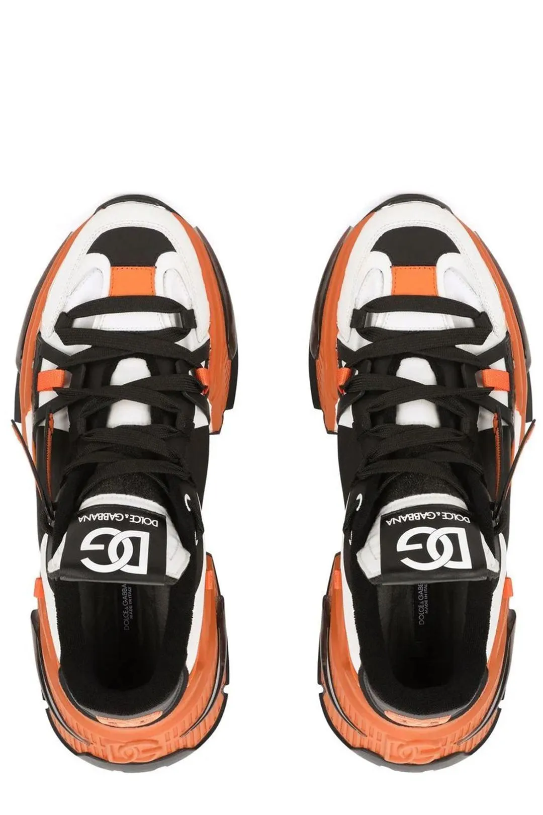 Dolce & Gabbana Panelled Lace-Up Sneakers