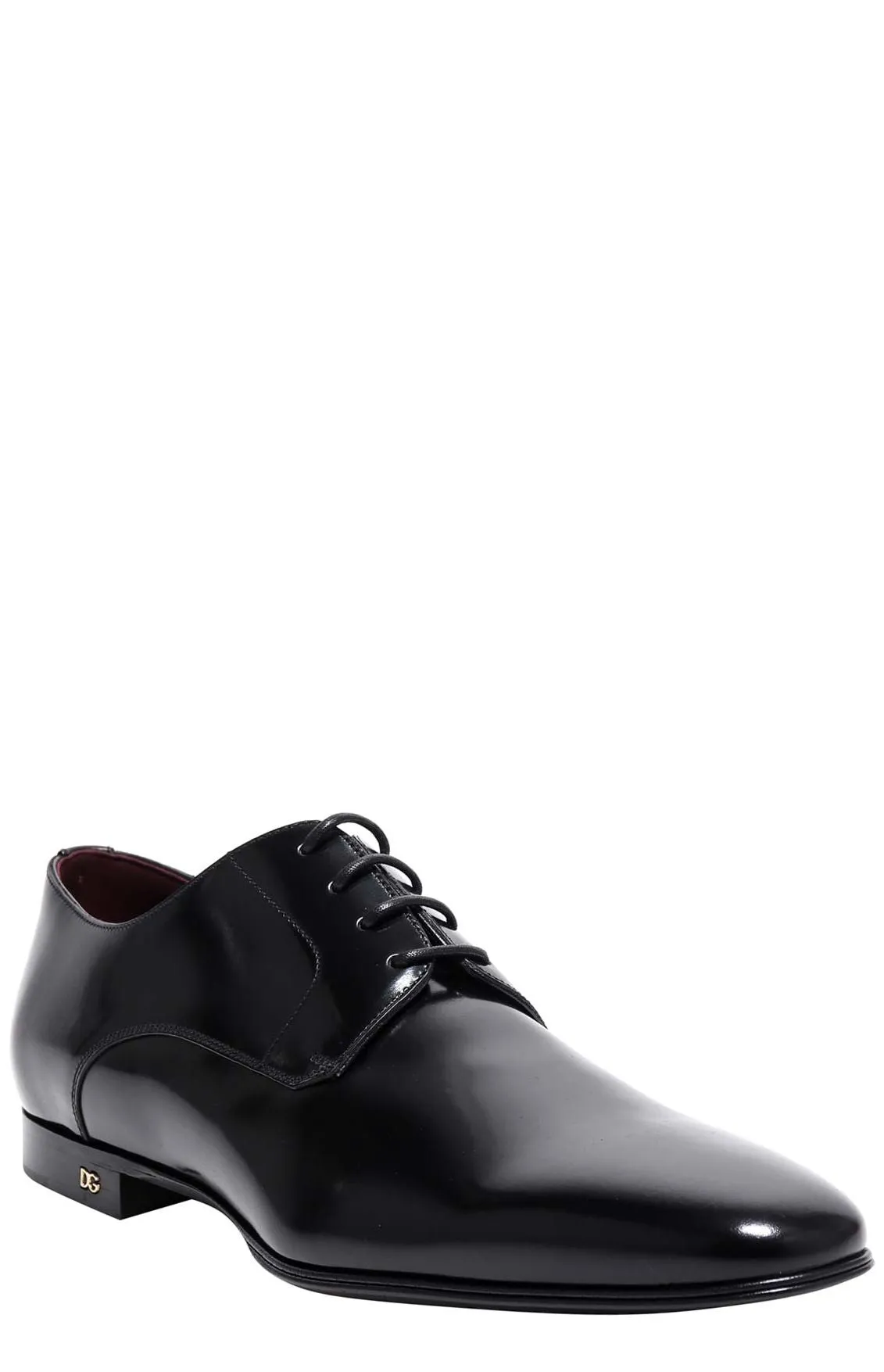 Dolce & Gabbana Pointed Toe Lace-Up Derby Shoes