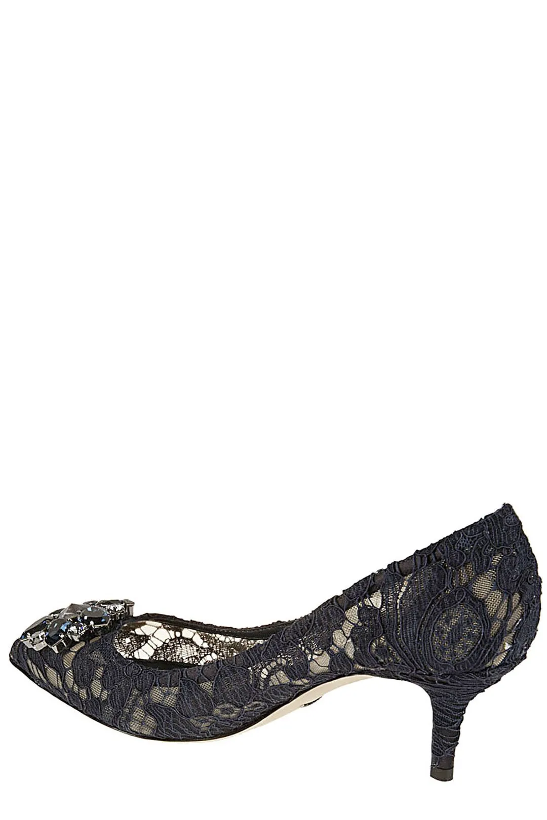 Dolce & Gabbana Taormina Lace Embellished Pumps