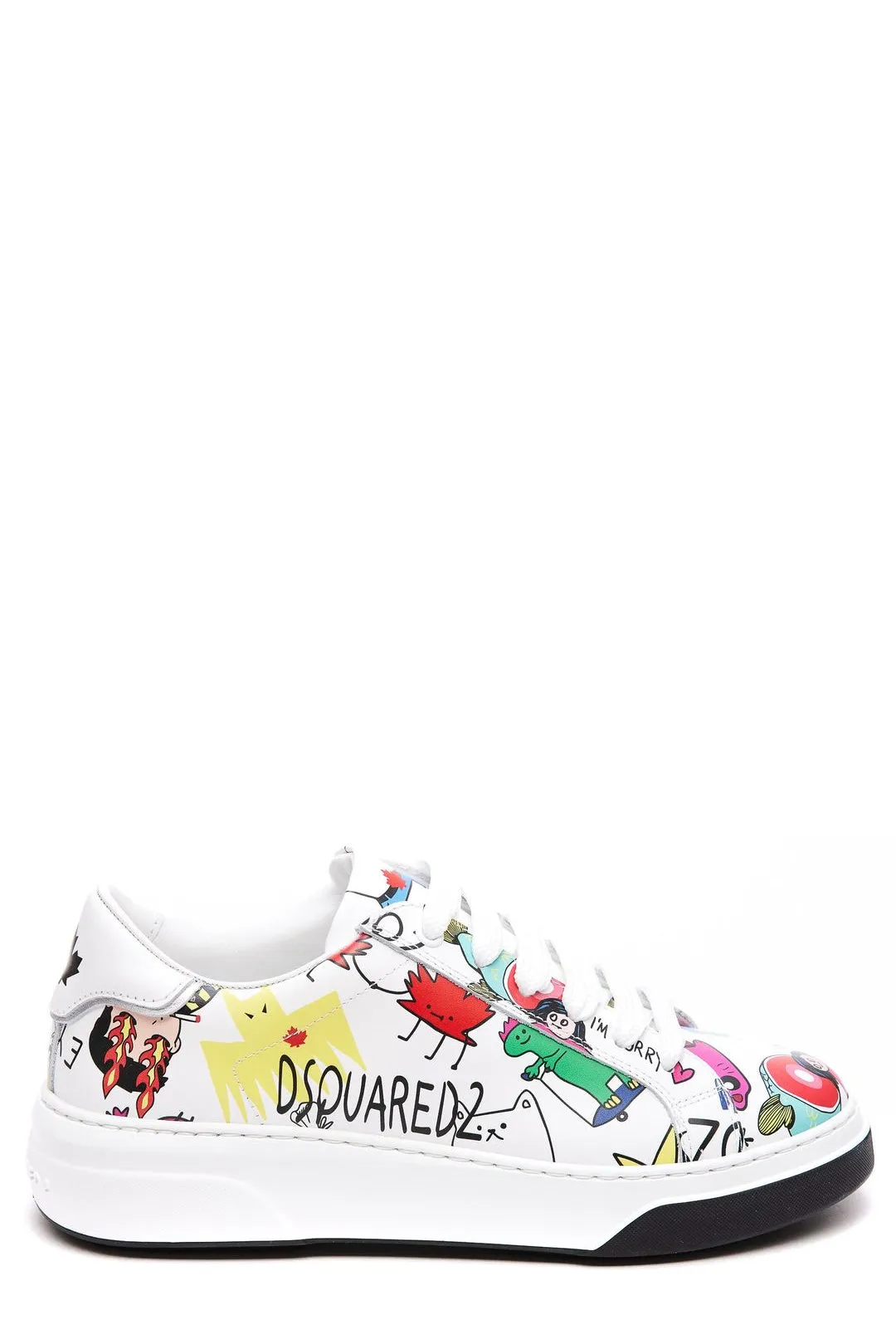 Dsquared2 Graphic Print Low-Top Sneakers