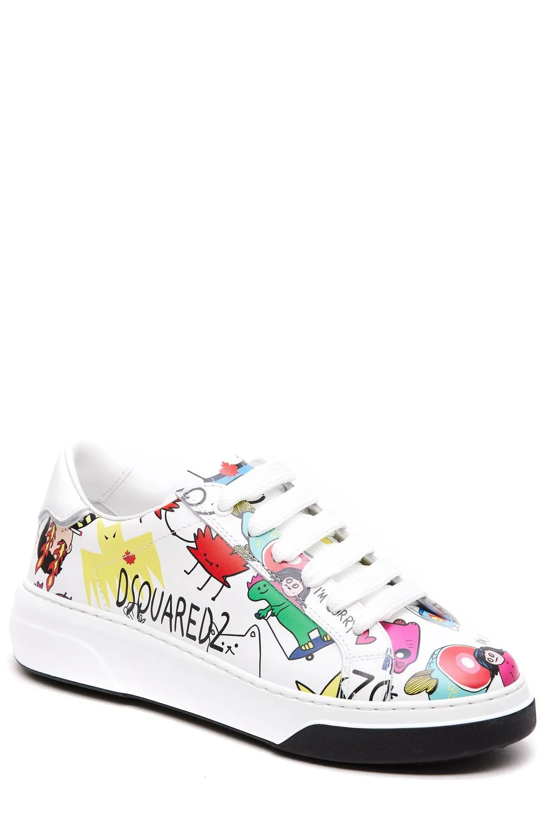 Dsquared2 Graphic Print Low-Top Sneakers