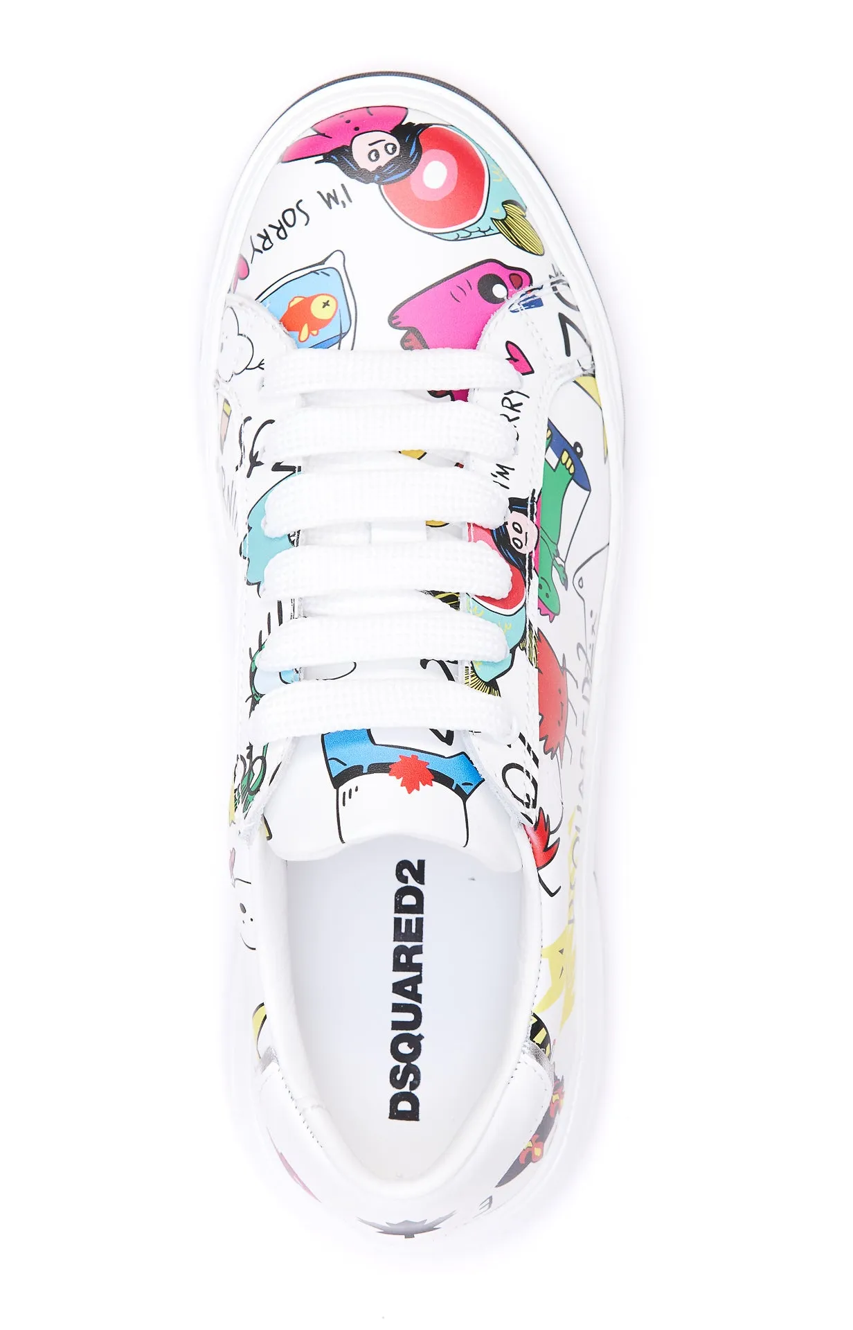 Dsquared2 Graphic Print Low-Top Sneakers