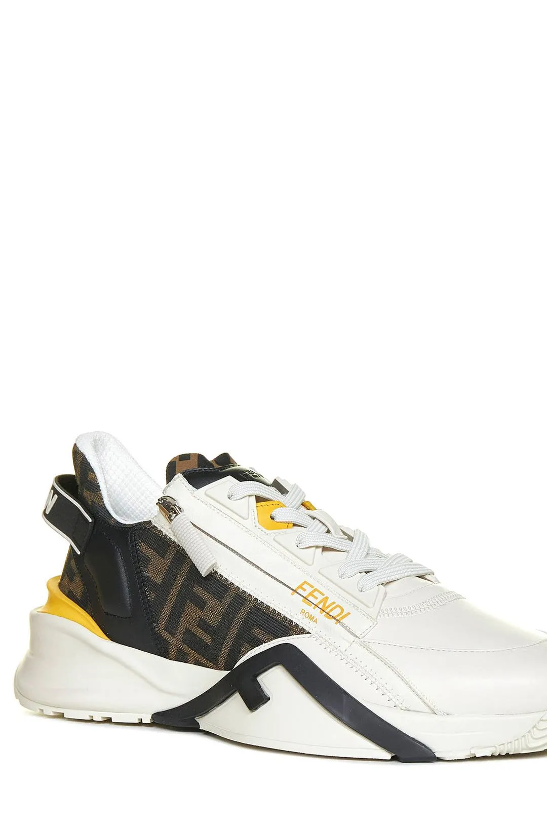 Fendi Flow Color-Block Low-Top Sneakers