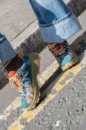 Flower Mountain Iwano Uni Cowhide/Nylon Grey-Powder Trainers