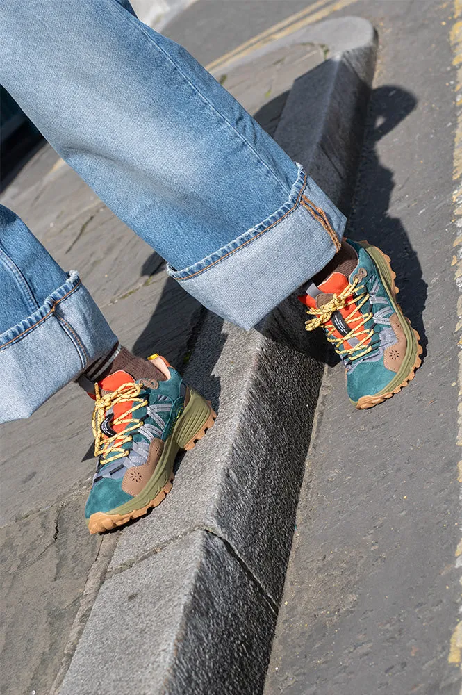 Flower Mountain Iwano Uni Cowhide/Nylon Grey-Powder Trainers