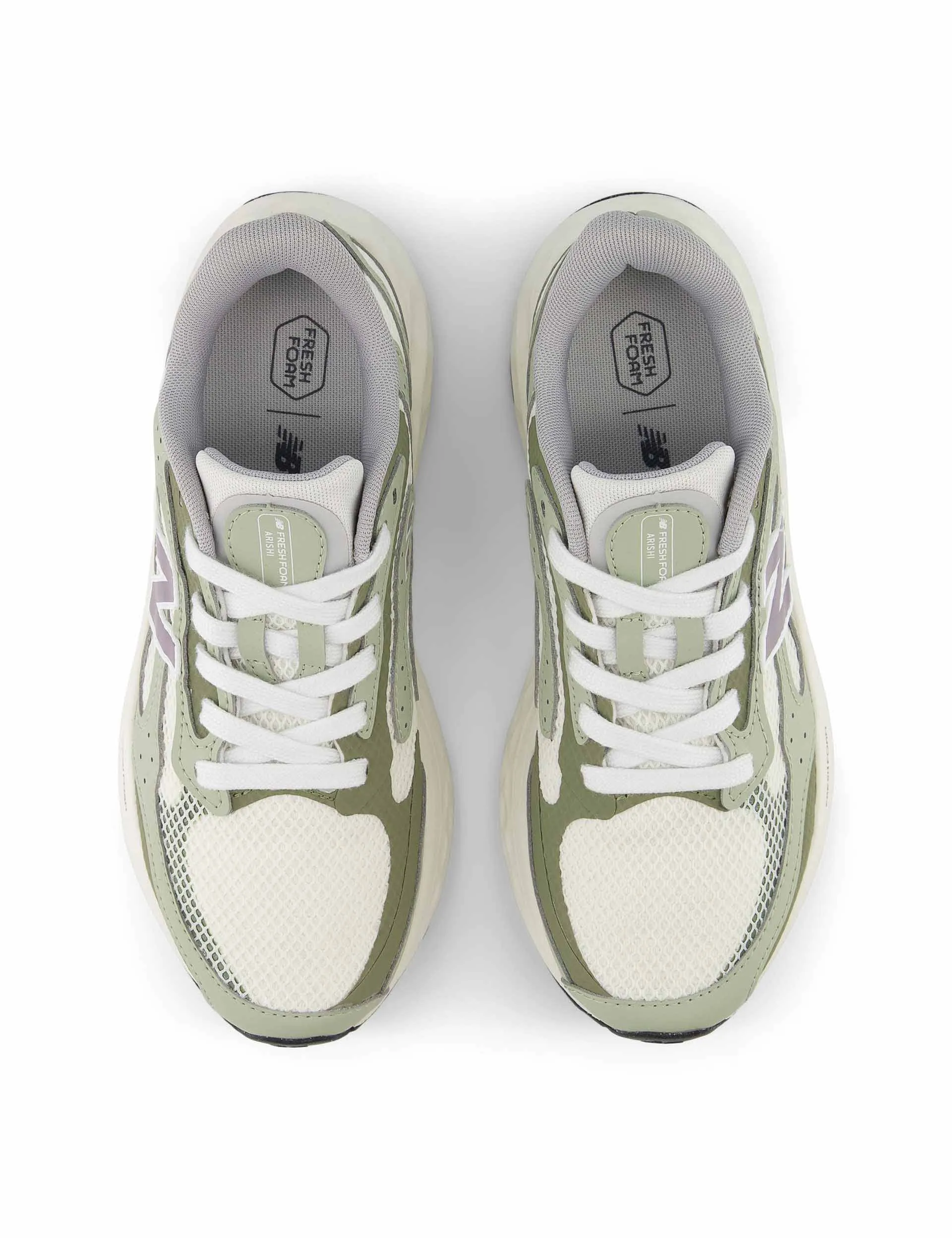 Fresh Foam Arishi v4 Tiralux Shoes - Sea Salt/Olivine/Dark Olivine
