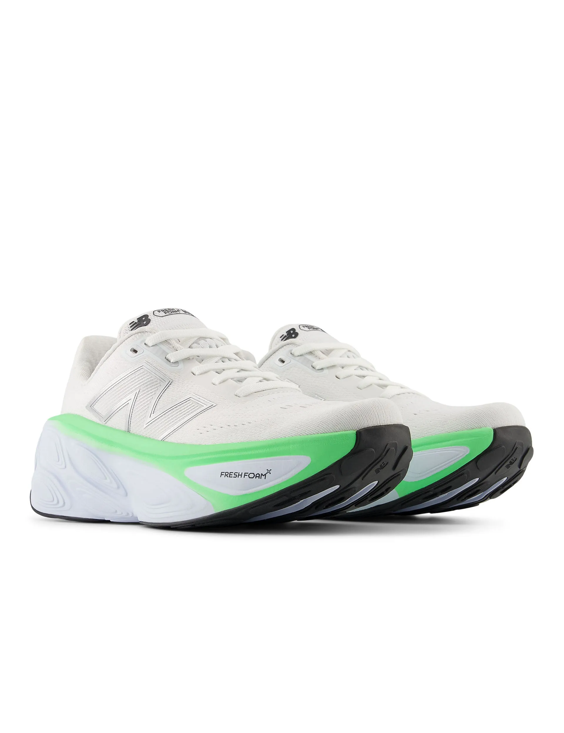 Fresh Foam X More v5 Shoes - White/Ice Blue/Electric Jade