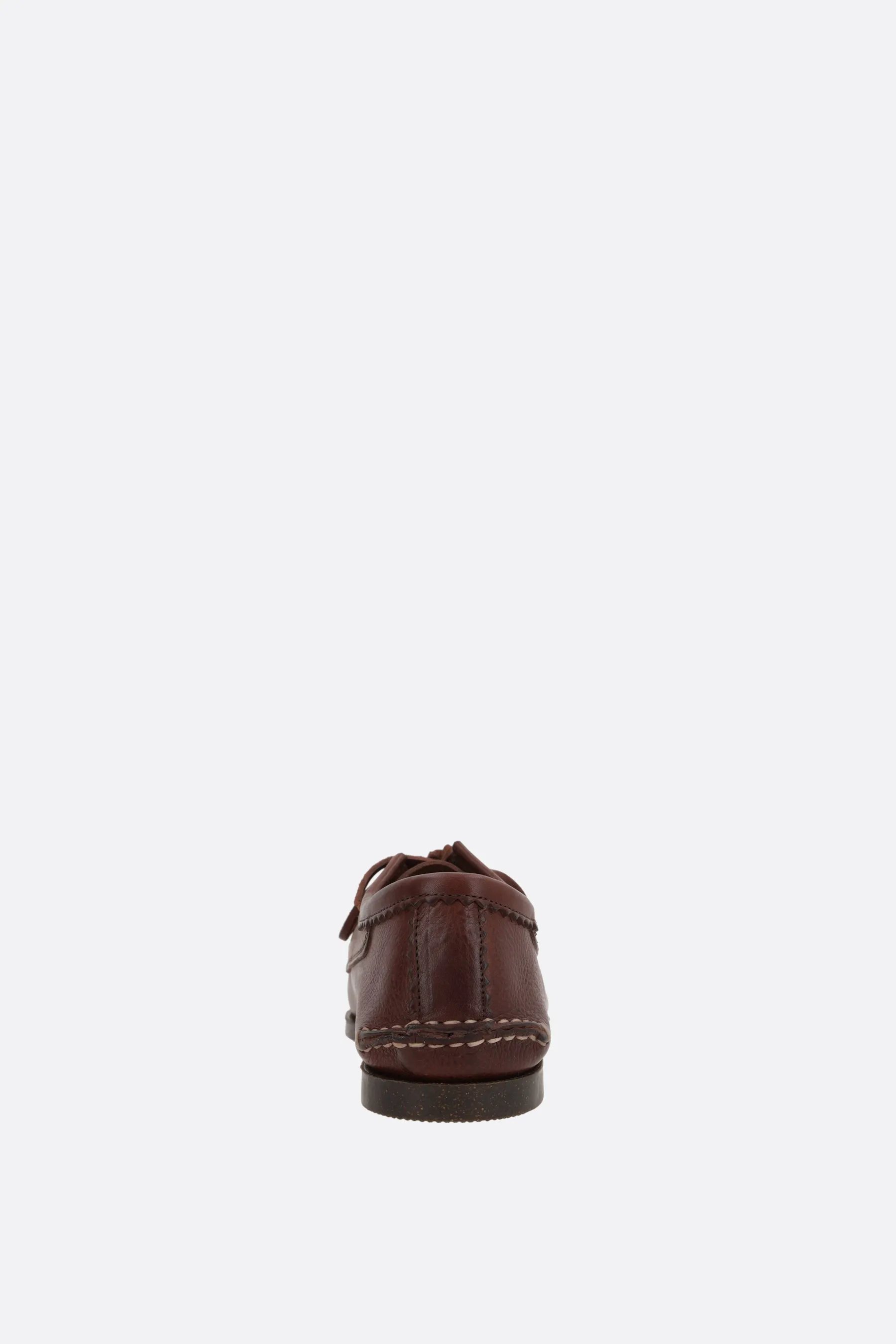Italian Blucher lace-up shoes in grainy leather