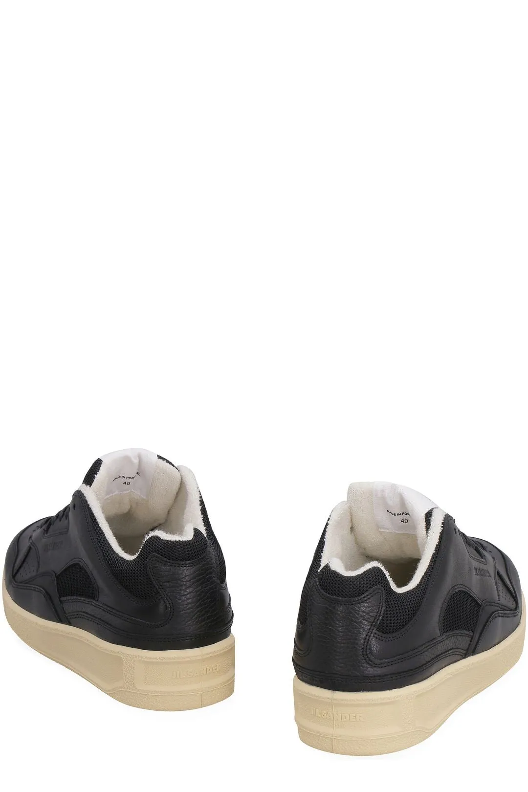 Jil Sander Logo-Embossed Detail Low-Top Sneakers