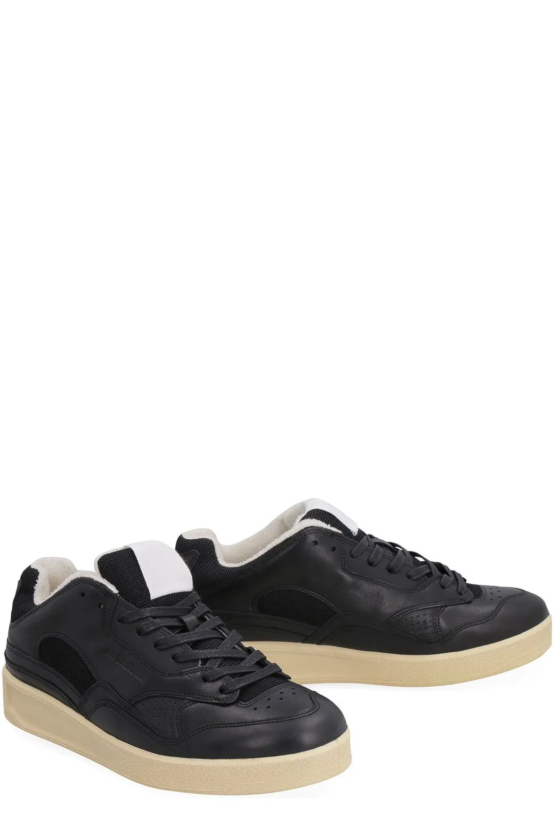 Jil Sander Logo-Embossed Detail Low-Top Sneakers