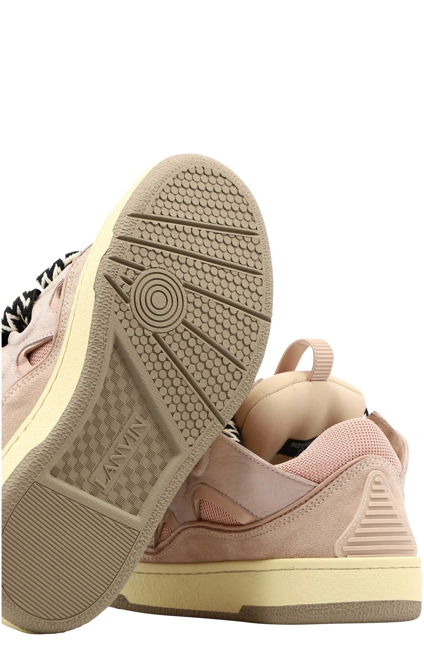 Lanvin Curb Lace-Up Sneakers