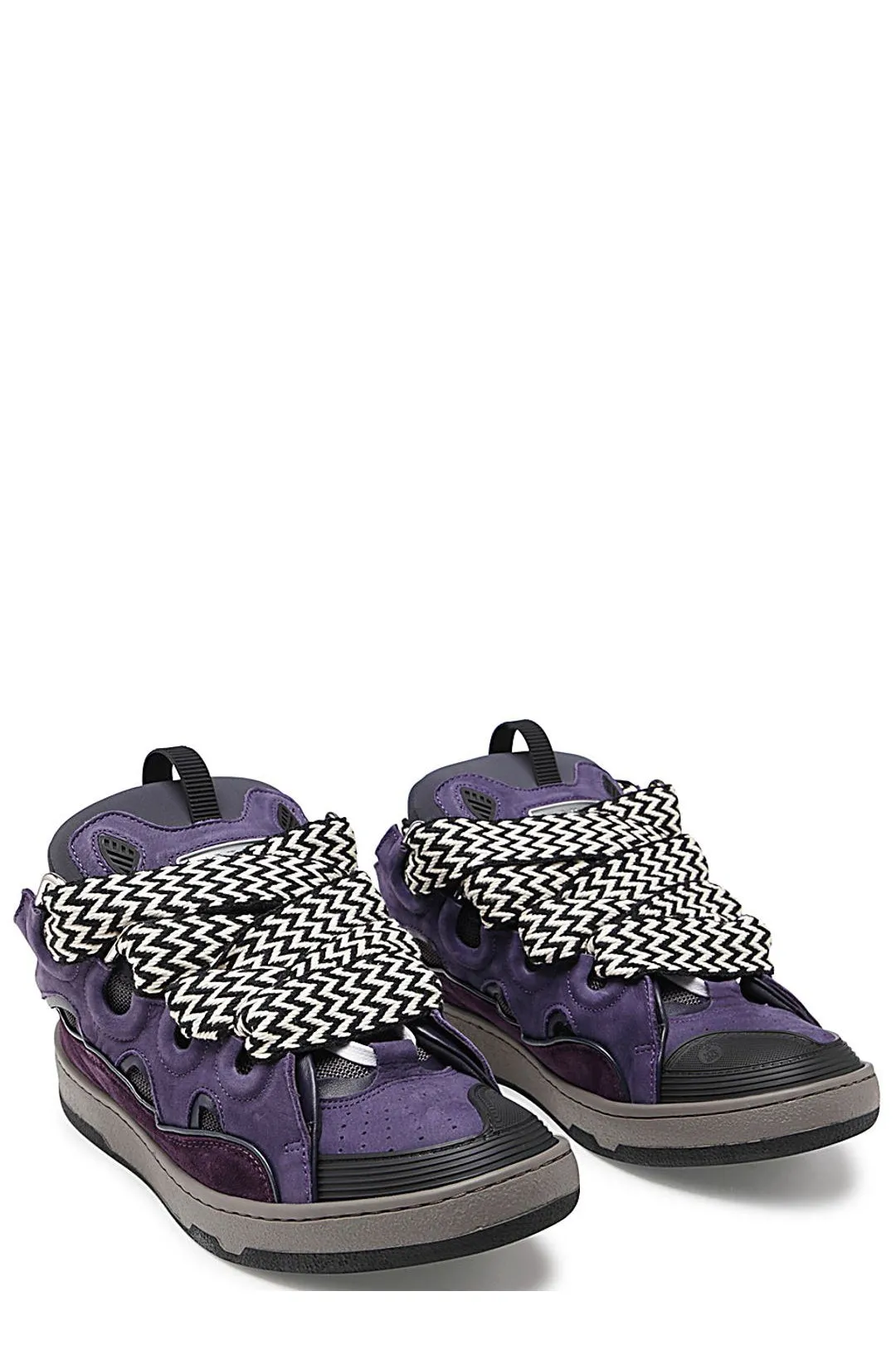 Lanvin Curb Lace-Up Sneakers