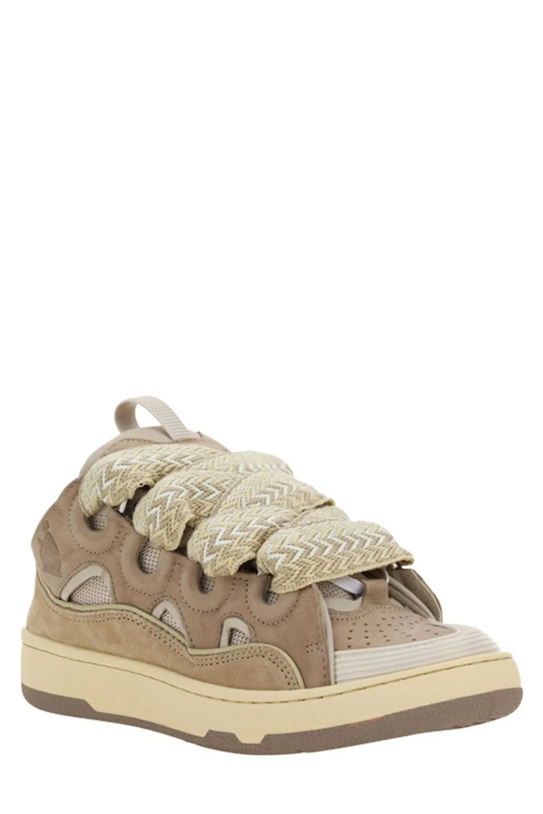 Lanvin Curb Lace-Up Sneakers