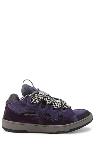 Lanvin Curb Lace-Up Sneakers