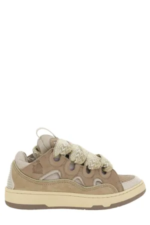 Lanvin Curb Lace-Up Sneakers