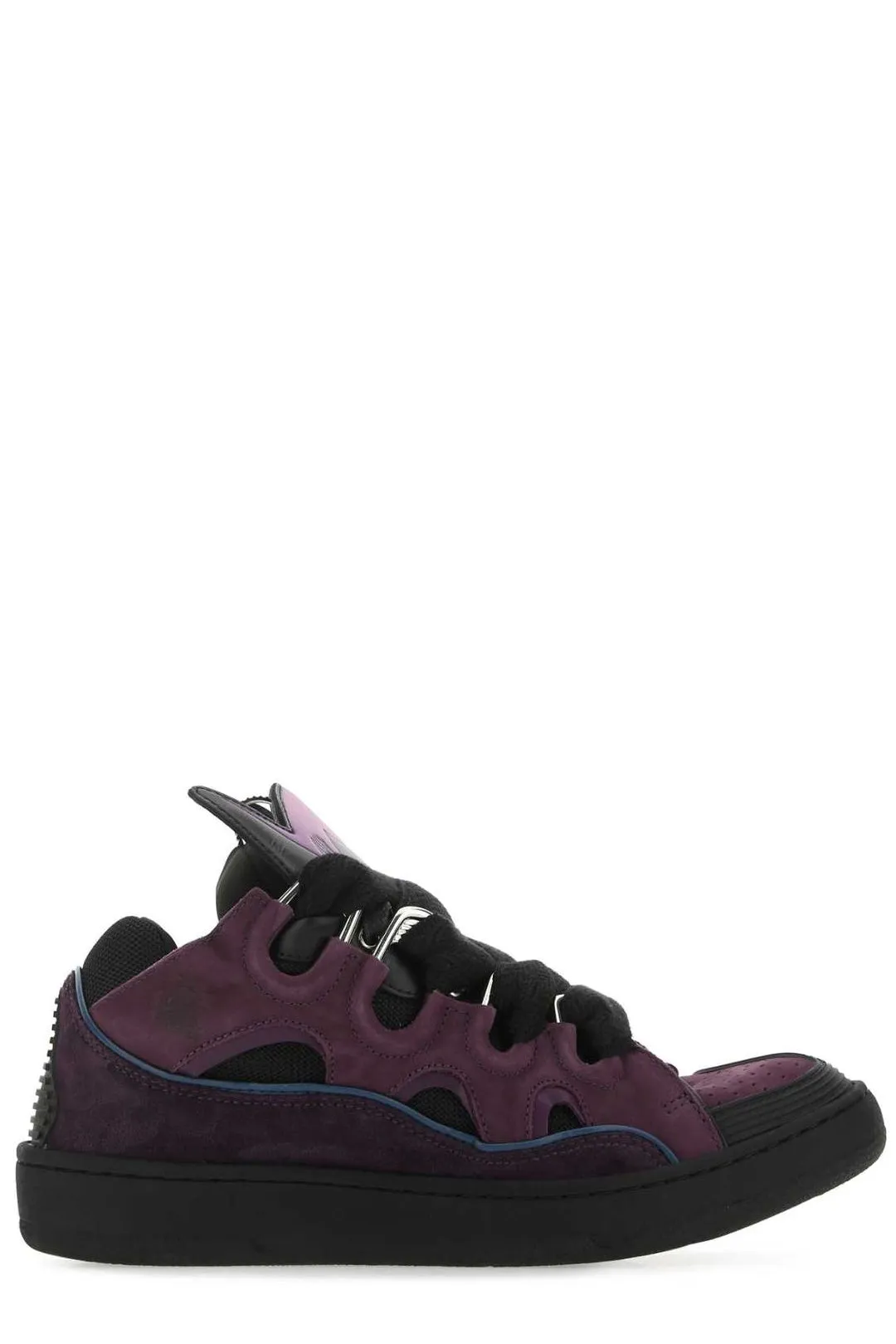 Lanvin Curb Lace-Up Sneakers