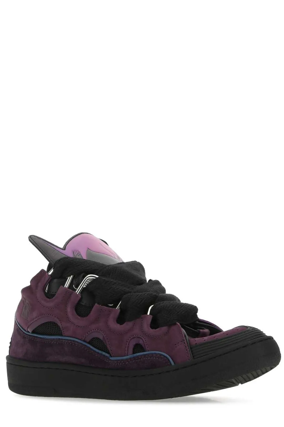 Lanvin Curb Lace-Up Sneakers