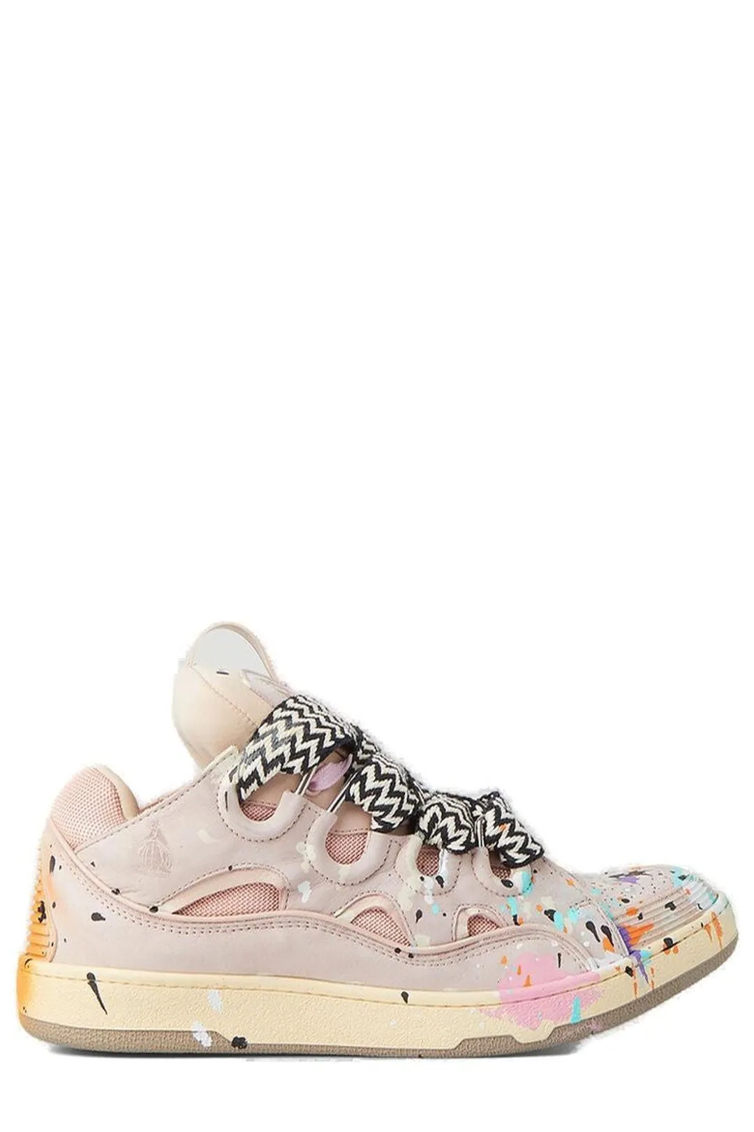 Lanvin Paint Splatter Low-Top Sneakers