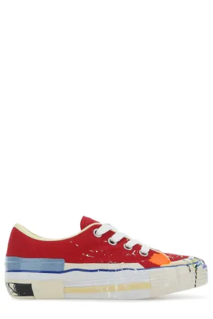 Lanvin X Gallery Dept. Paint-Splatter Low-Top Sneakers