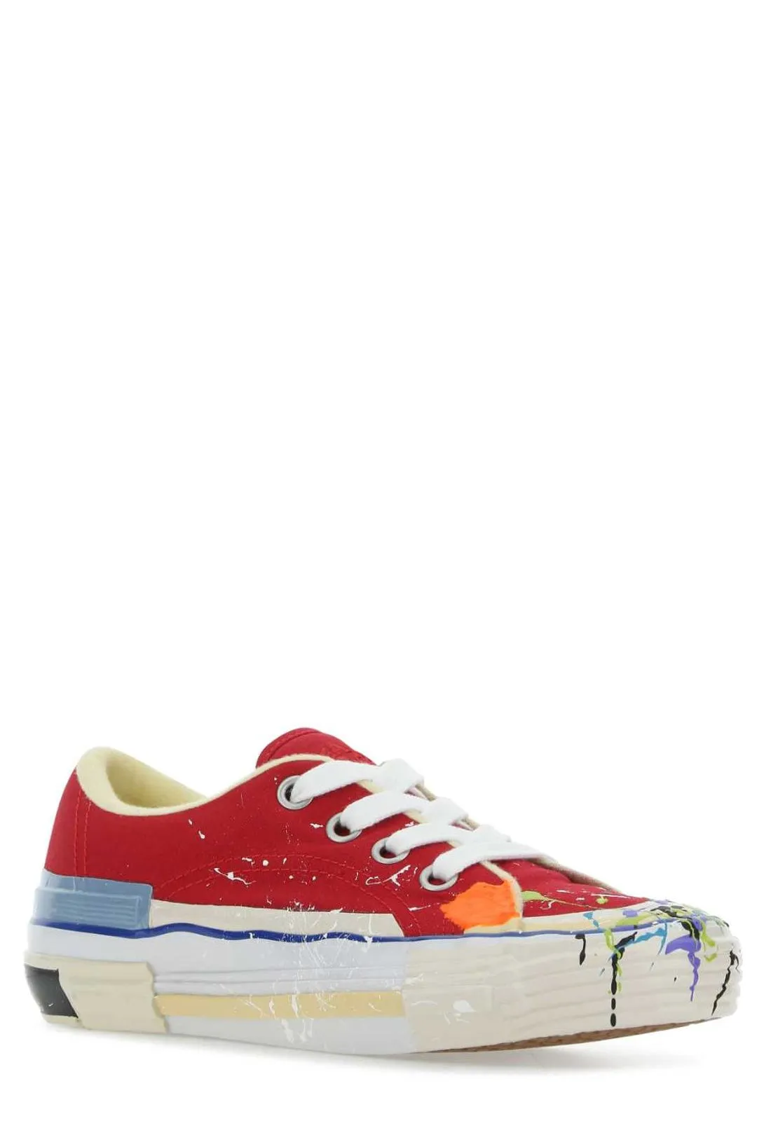 Lanvin X Gallery Dept. Paint-Splatter Low-Top Sneakers