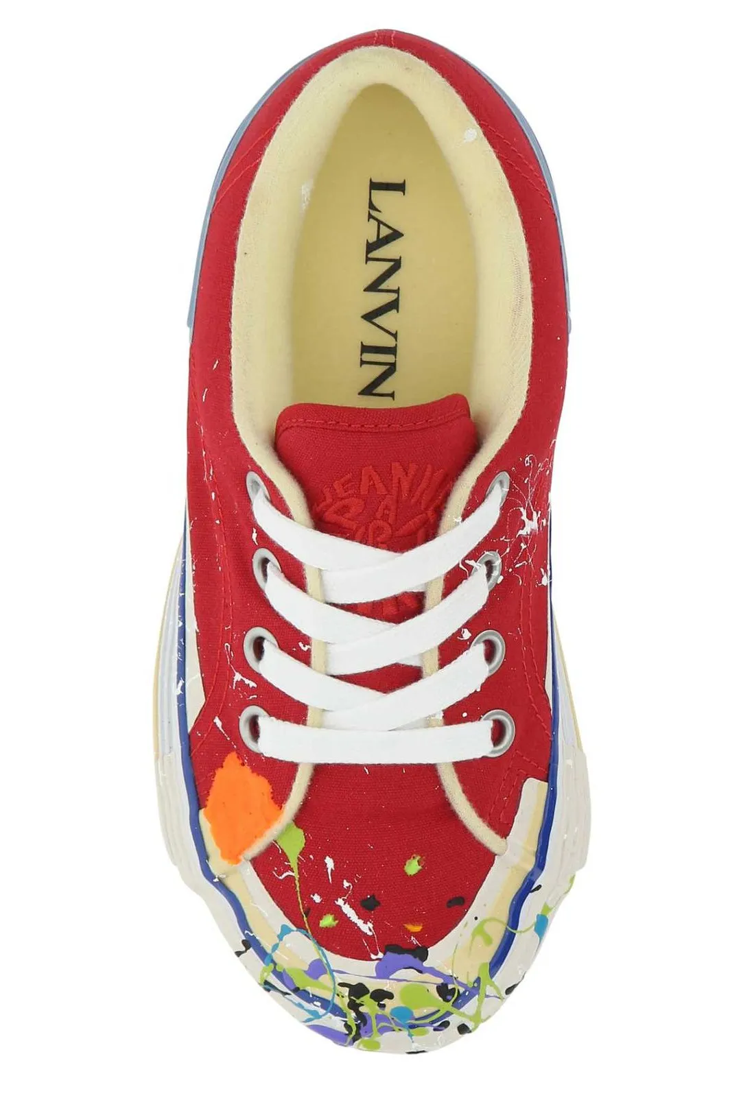 Lanvin X Gallery Dept. Paint-Splatter Low-Top Sneakers