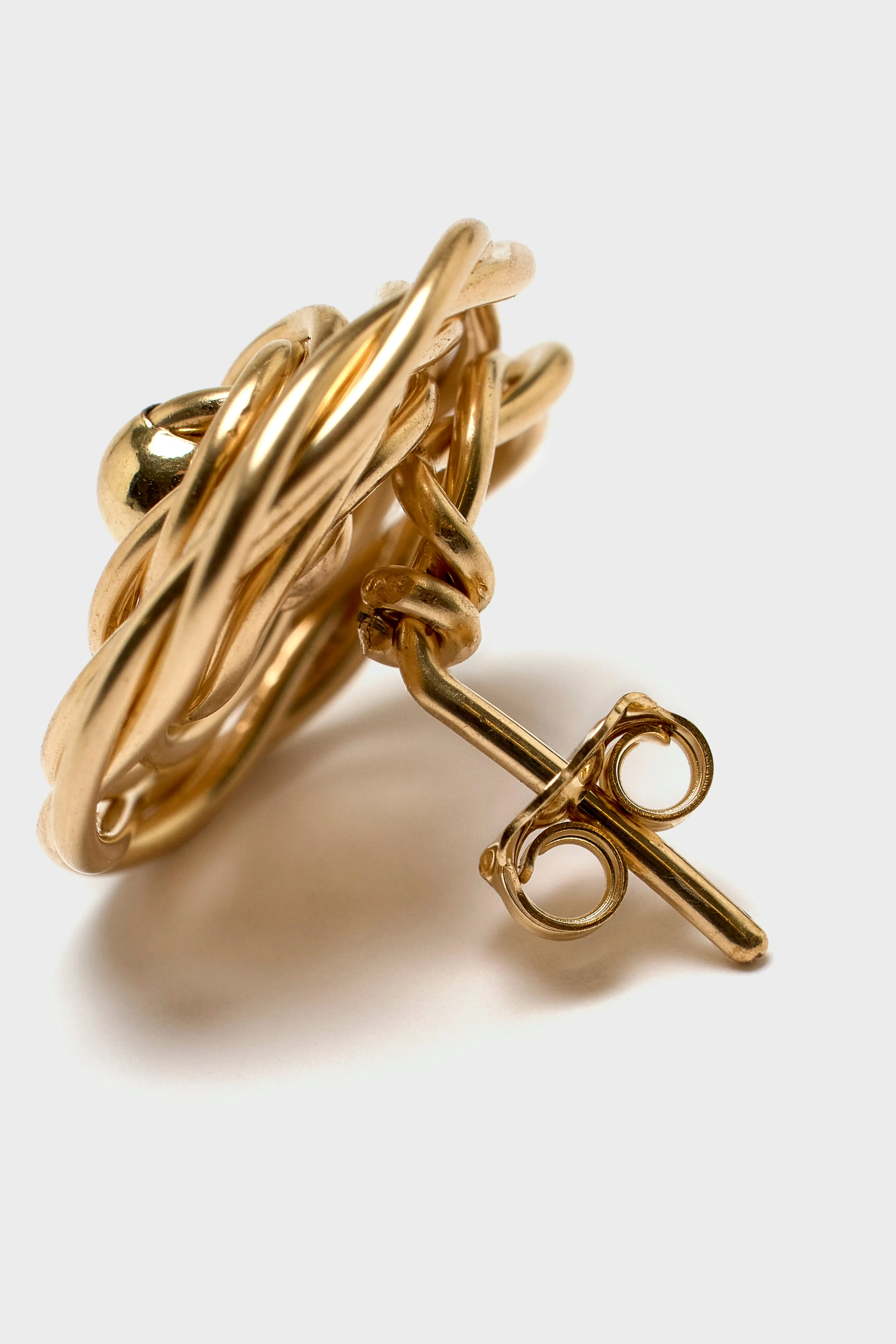 Large Rosa Chip Earrings  (251 / W / GOLD)