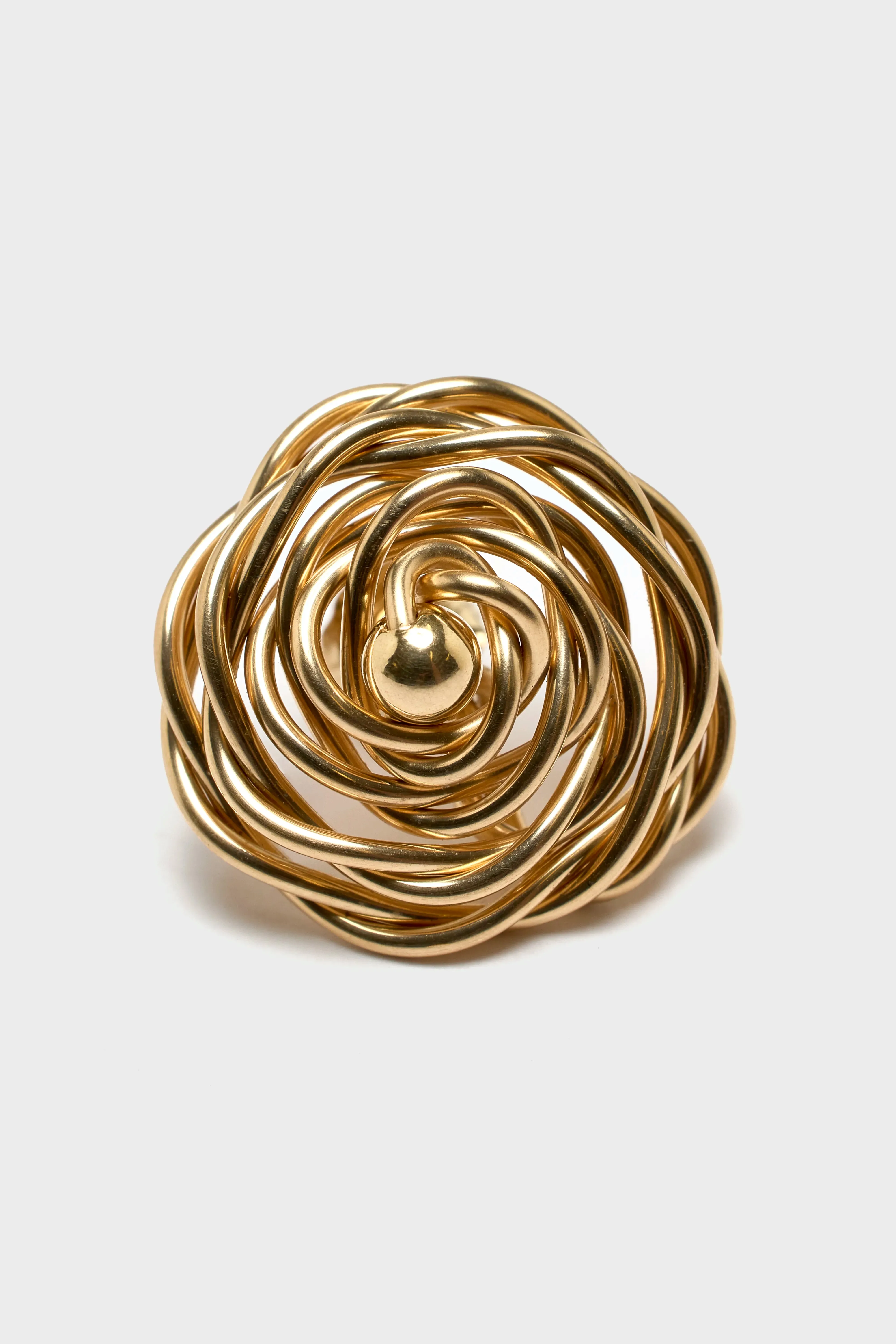 Large Rosa Chip Earrings  (251 / W / GOLD)