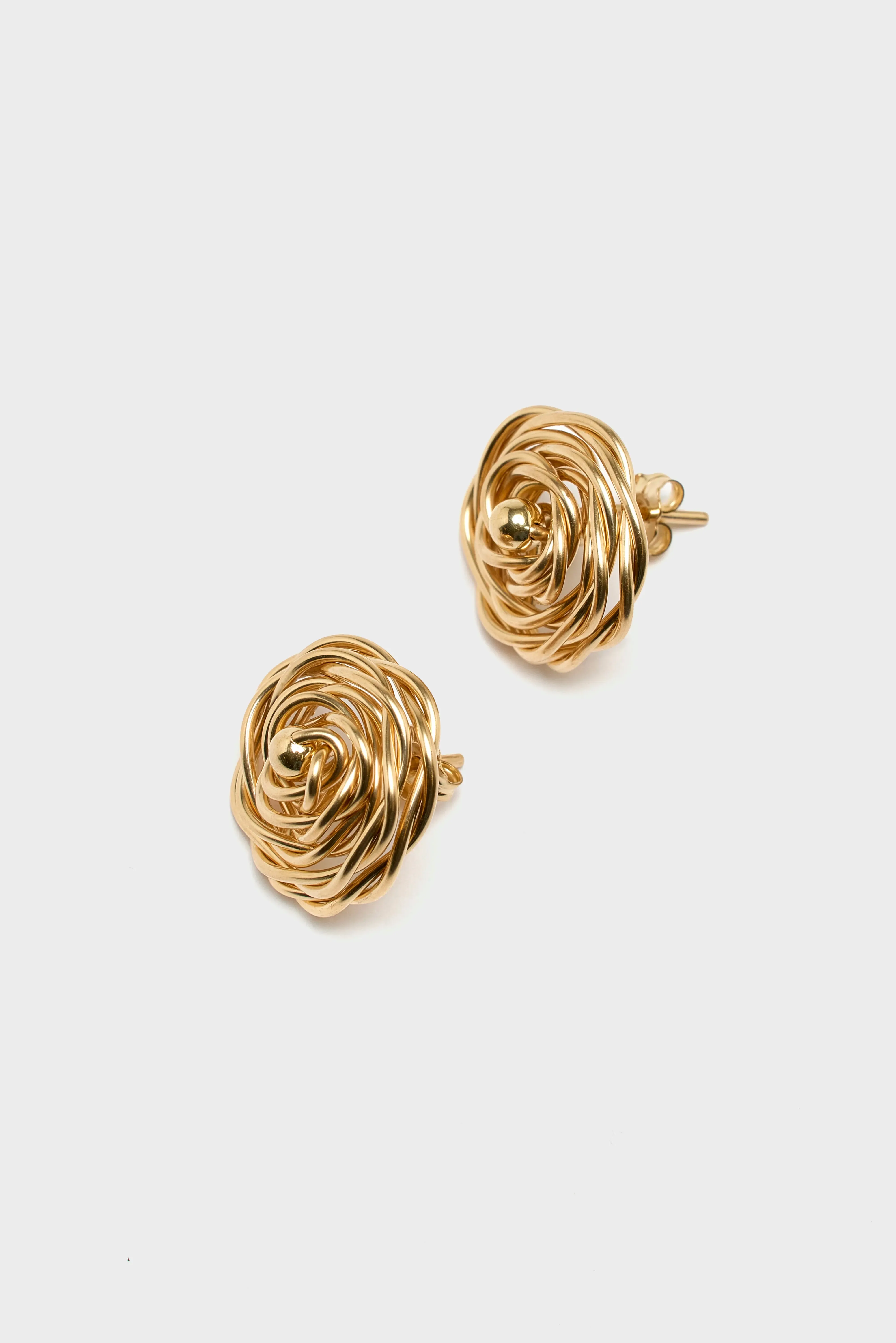 Large Rosa Chip Earrings  (251 / W / GOLD)