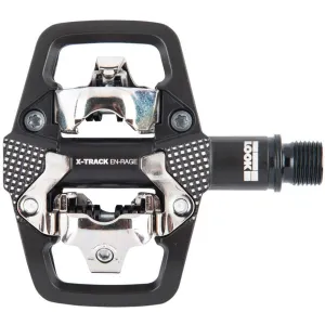 LOOK X-TRACK EN-RAGE Pedals - Dual Sided Clipless with Platform, Chromoly, 9/16", BlackLook