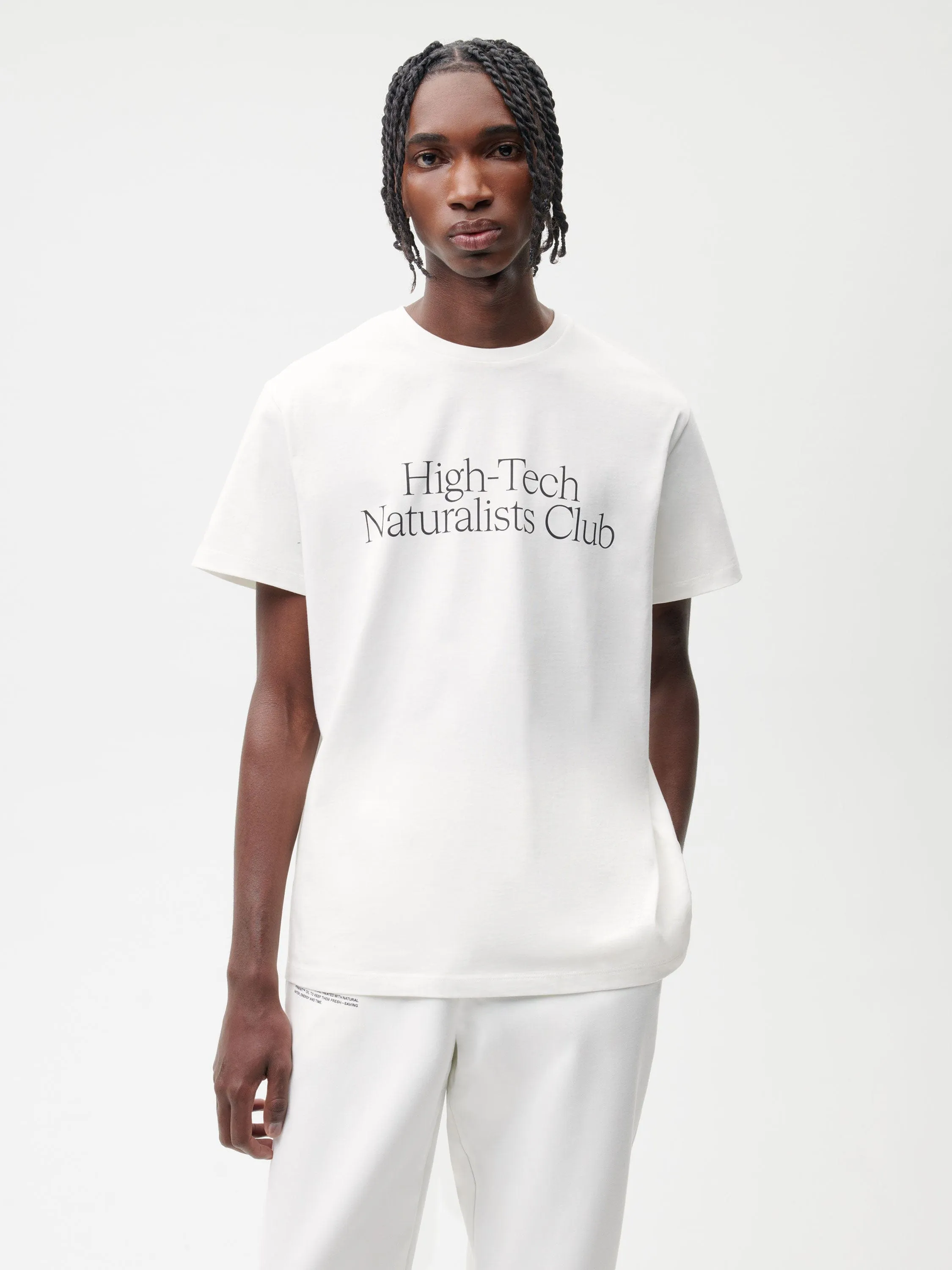 Mens High-Tech Naturalists Club T-shirt—off-white