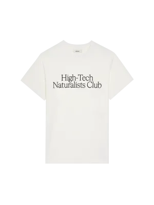 Mens High-Tech Naturalists Club T-shirt—off-white