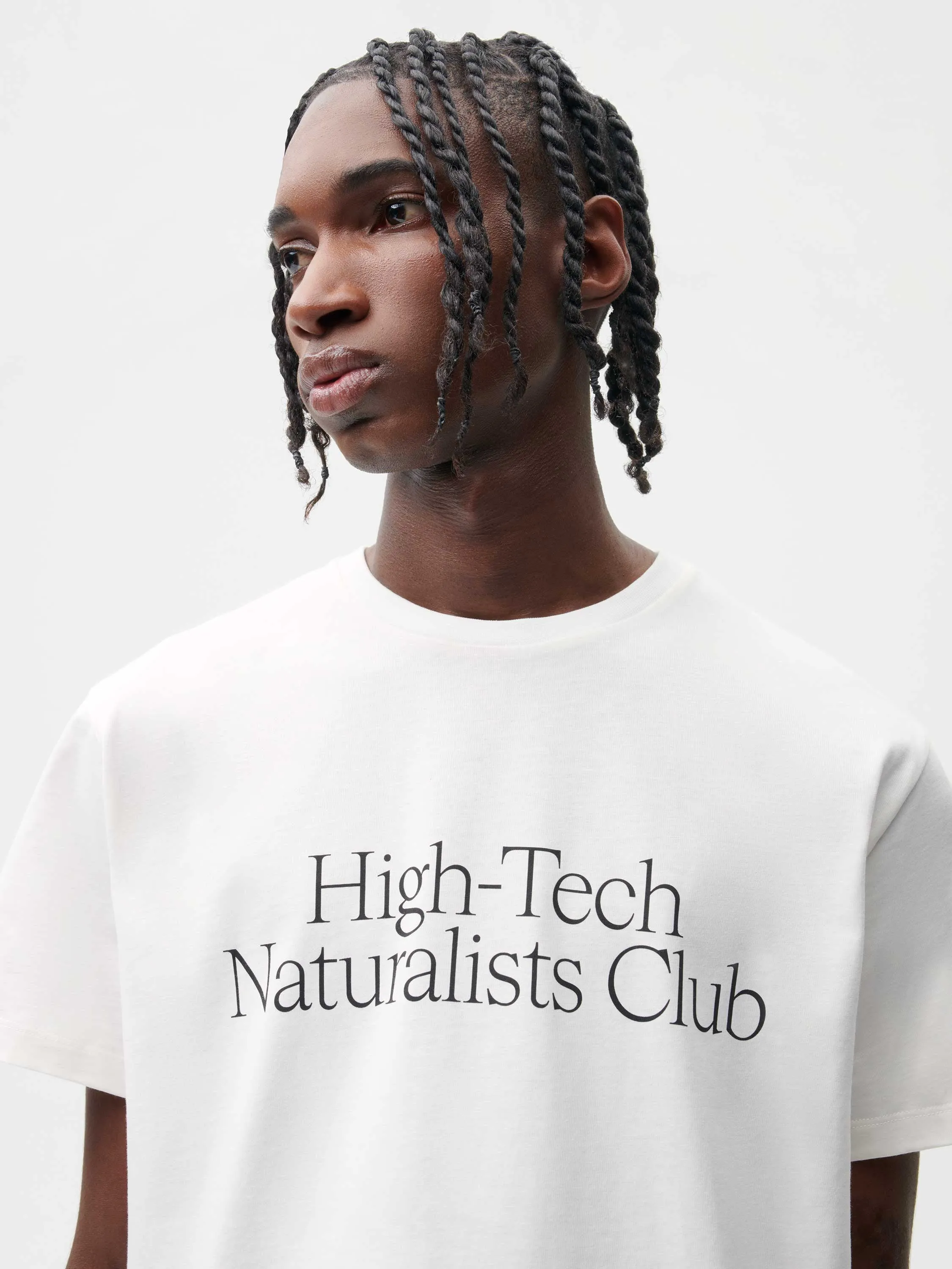 Mens High-Tech Naturalists Club T-shirt—off-white