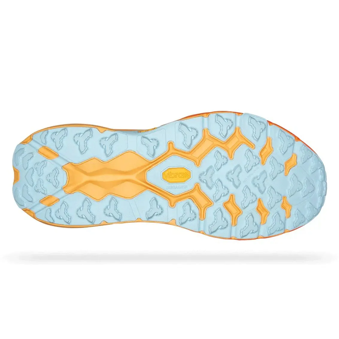 Mens HOKA Speedgoat 5 (Wide) - Puffin's Bill / Amber Yellow