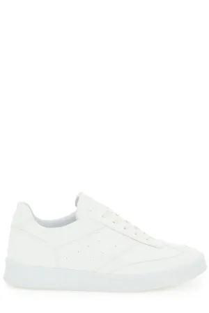 MM6 Maison Margiela Logo Embossed Low Top Sneakers