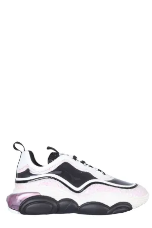 Moschino Color Block Lace-Up Sneakers