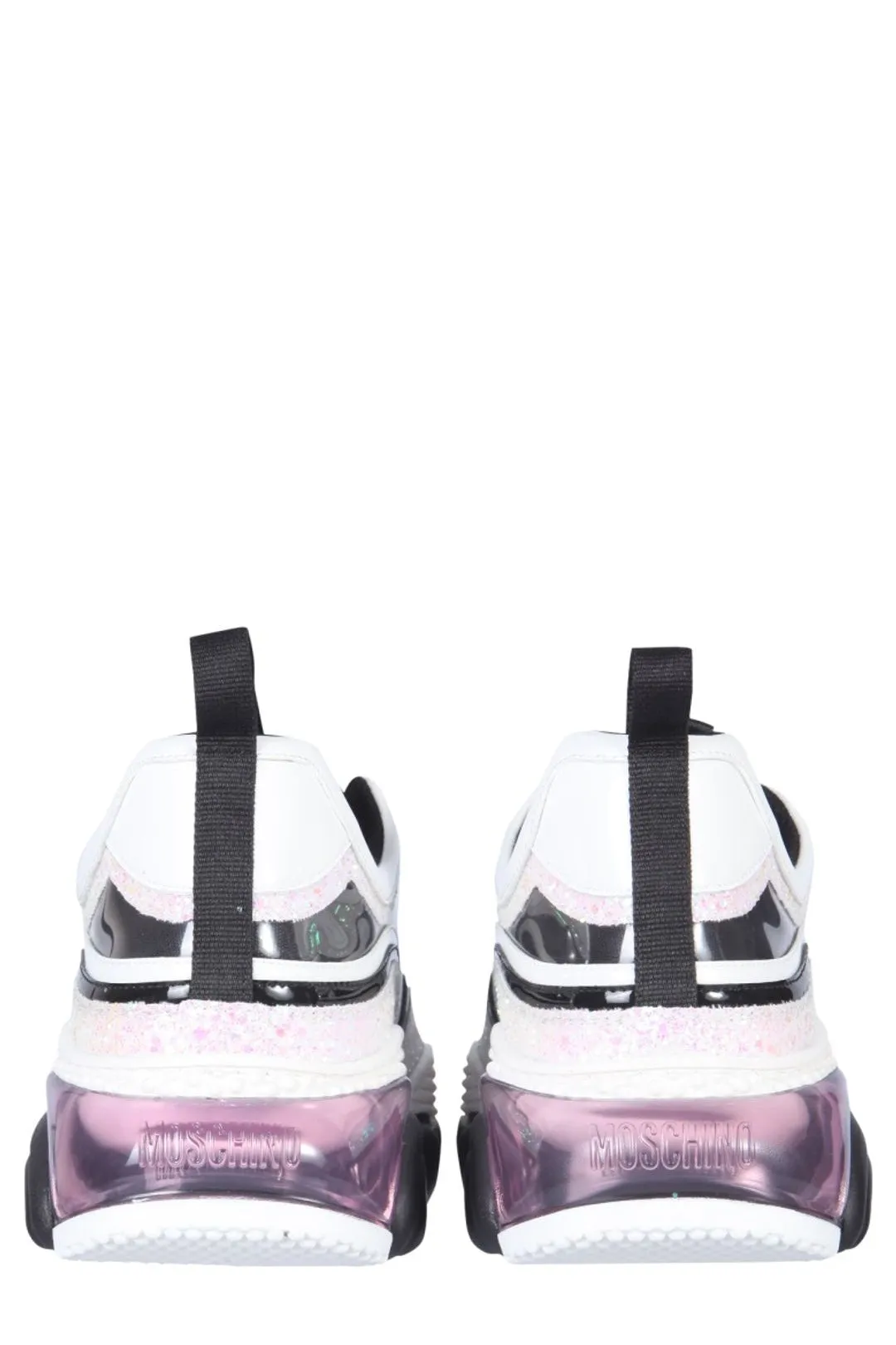Moschino Color Block Lace-Up Sneakers