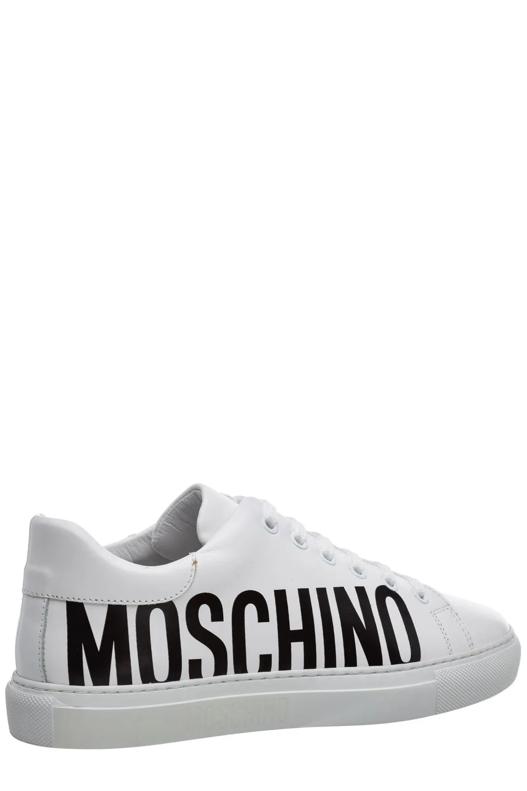 Moschino Logo Print Low-Top Sneakers