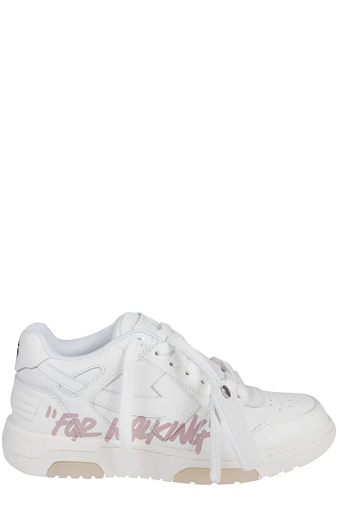 Off-White Graffiti Printed Low-Top Sneakers