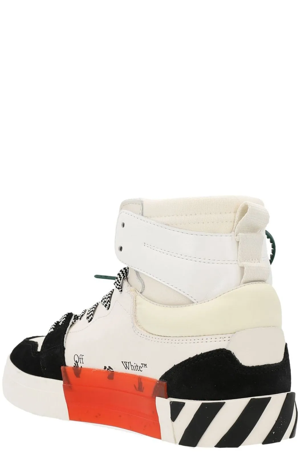 Off-White Lace-Up Vulcanized Sneakers
